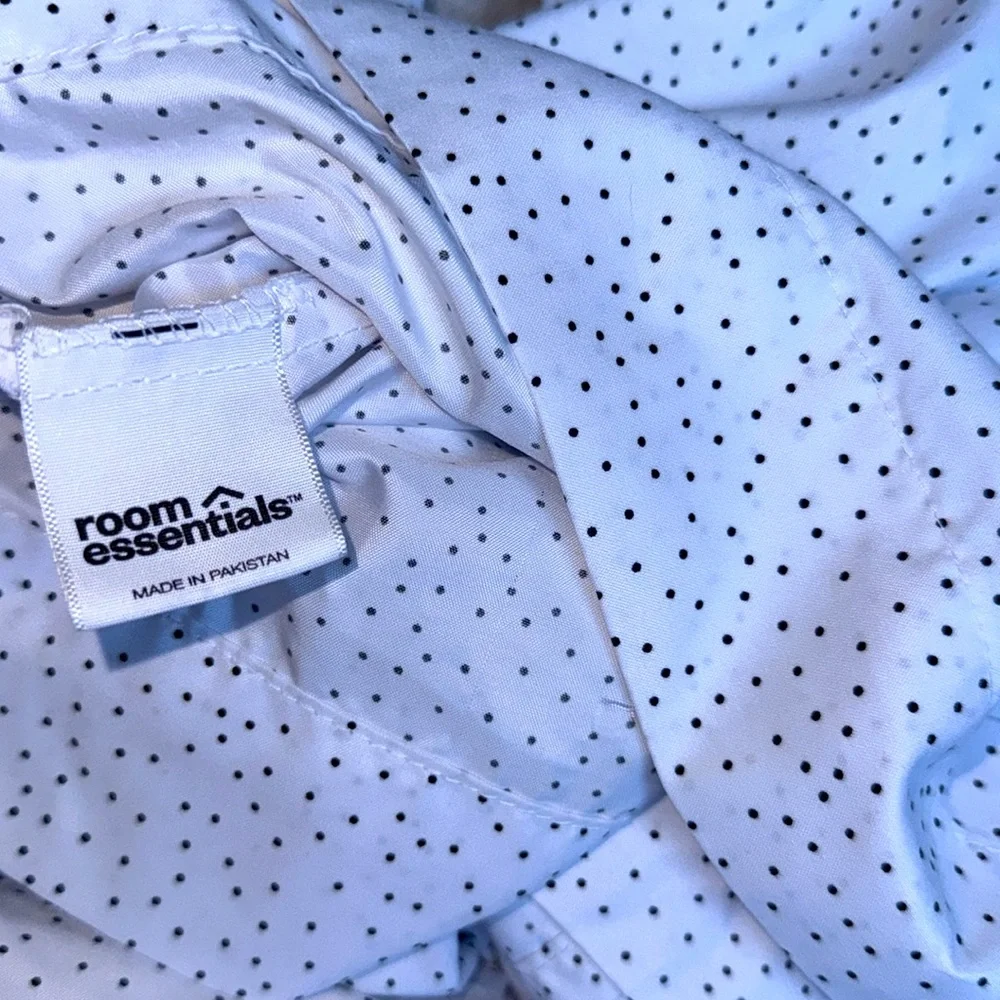 Room Essentials Cotton‎ Printed T-Knit Pin Polka Dots Bedding Set